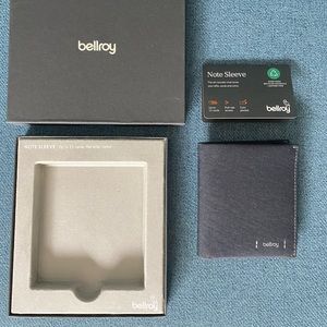 Bellroy Note Sleeve Wallet - Charcoal Grey